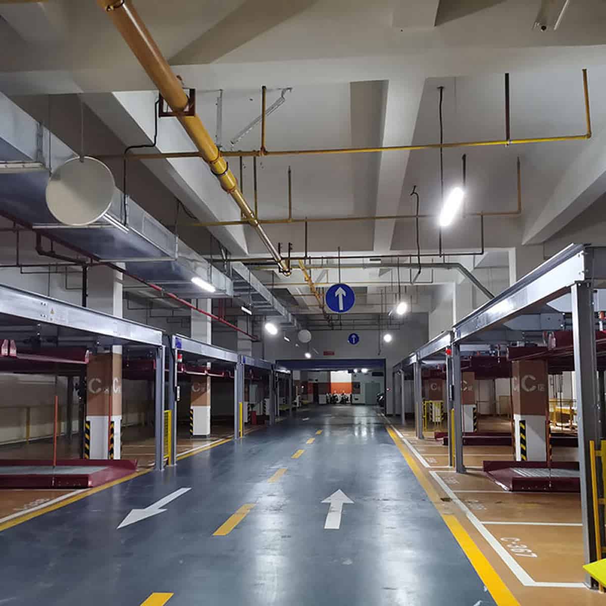 升降橫移機械停車位改造